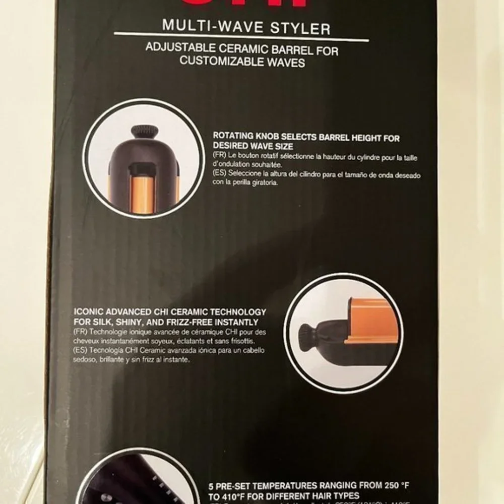 Chi - Ceramic Styler by CHI  (Adjustable Ceramic Barrel) (New in‎ Box) (wa/x/2)